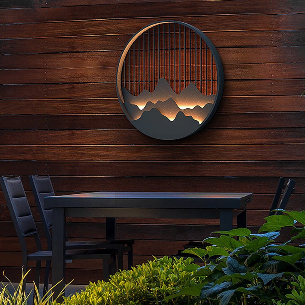 Creative Outdoor Waterproof LED Balcony Garden Light Landscape Wall Sconces-Lighom