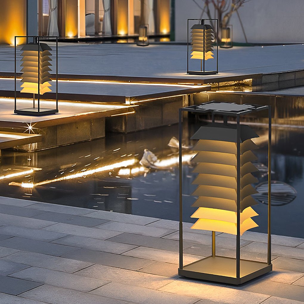 Creative Waterproof Outdoor Post Lights Pillar Light Garden Lights Landscape Lighting-Lighom