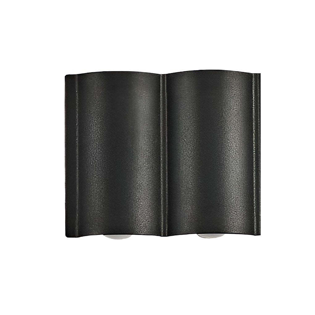 Creative Wave Arc Design Up and Down Lights LED Outdoor Wall Lights Wall Sconces Waterproof-Lighom