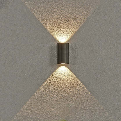 Creative Wave Arc Design Up and Down Lights LED Outdoor Wall Lights Wall Sconces Waterproof-Lighom