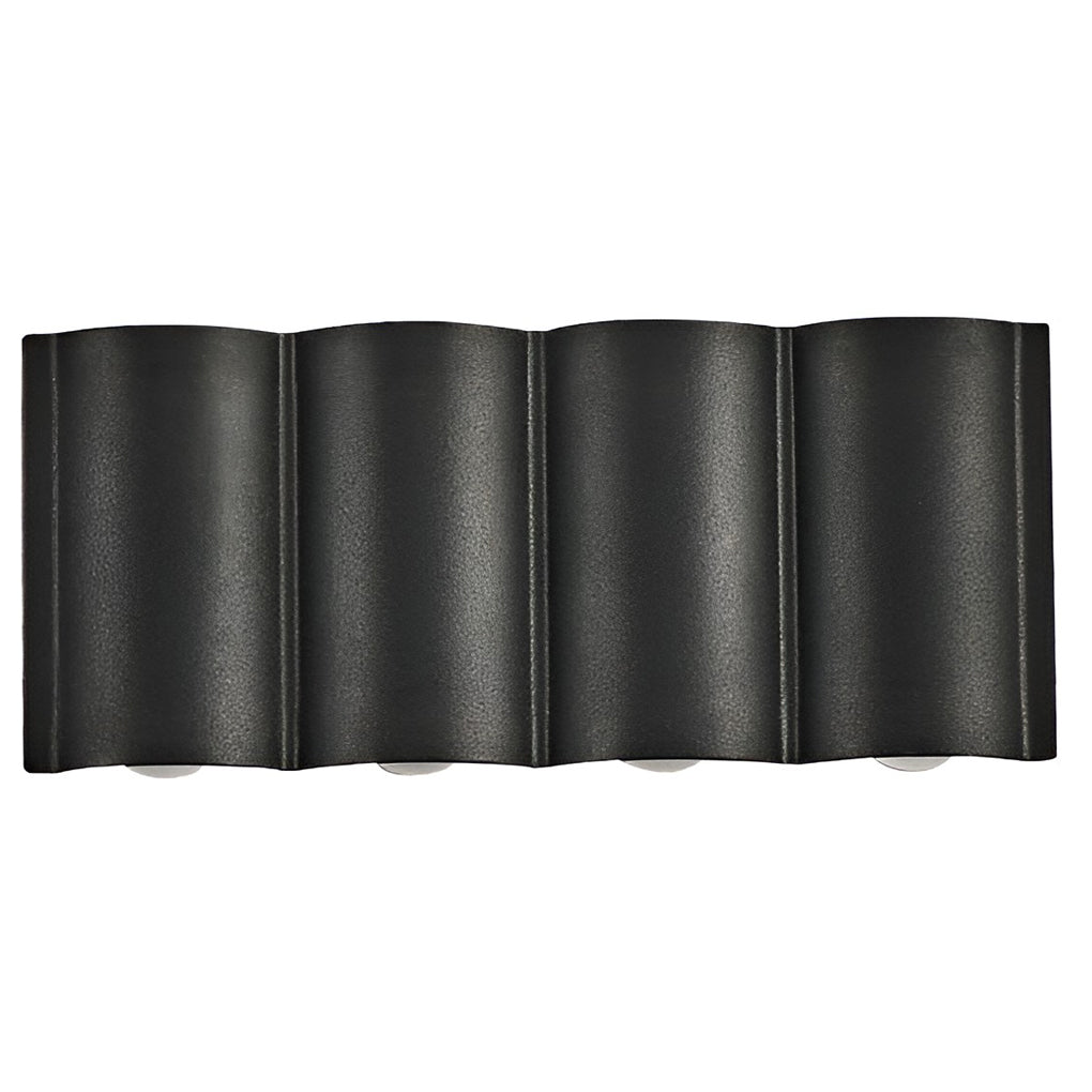Creative Wave Arc Design Up and Down Lights LED Outdoor Wall Lights Wall Sconces Waterproof-Lighom