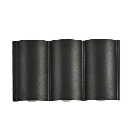 Creative Wave Arc Design Up and Down Lights LED Outdoor Wall Lights Wall Sconces Waterproof-Lighom