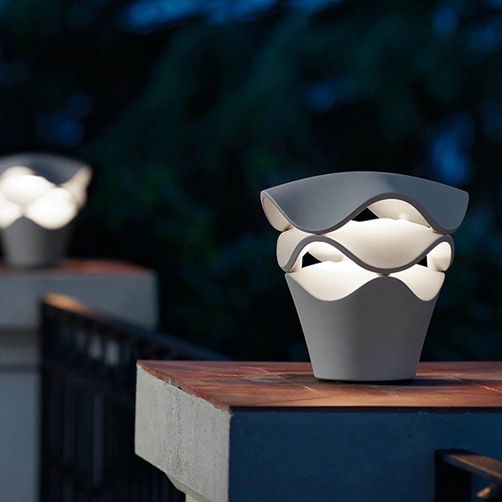 Multi-Functional Layered LED Outdoor Landscape Light