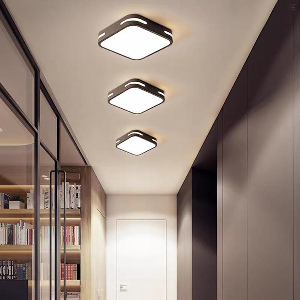 Square Modern Flush Mount Entryway Hallway LED Light