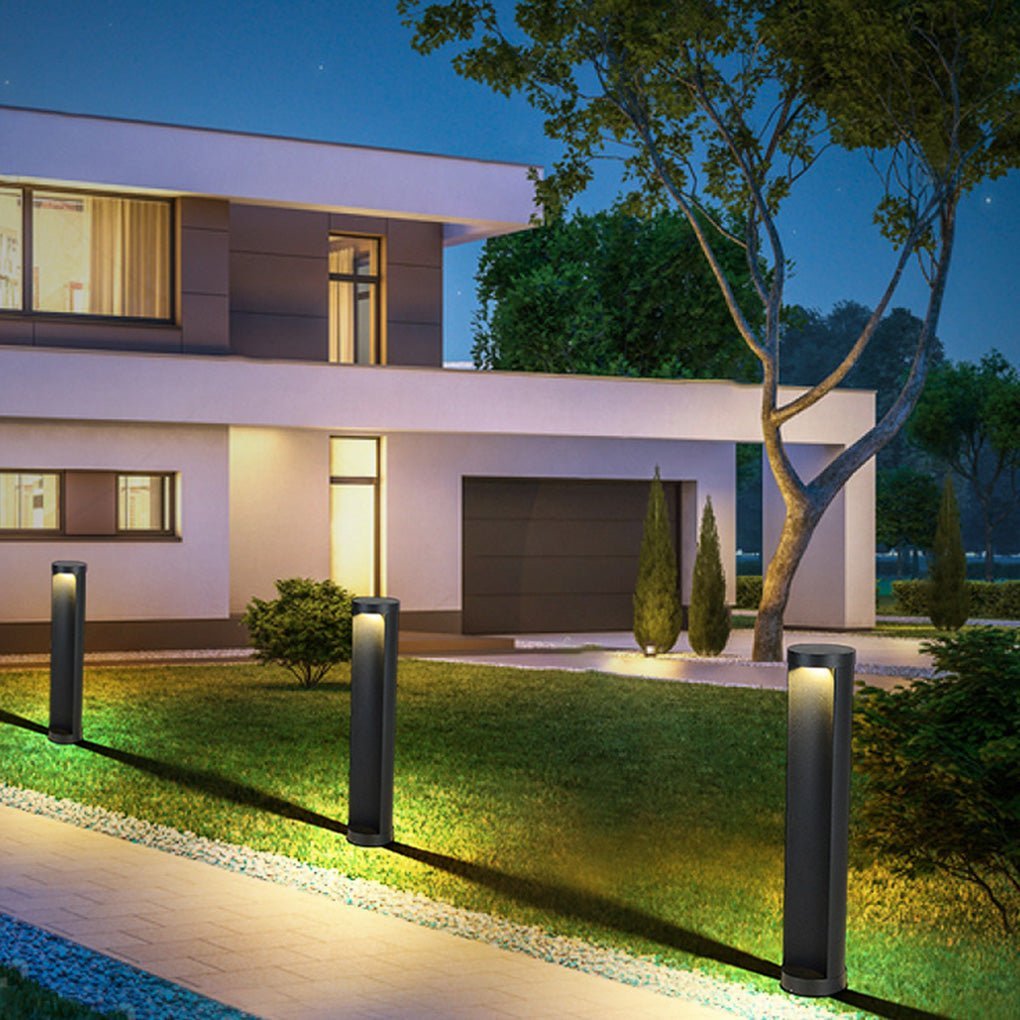 Cylindrical Outdoor Lawn Courtyard Lamp Waterproof LED Landscape Lighting-Lighom
