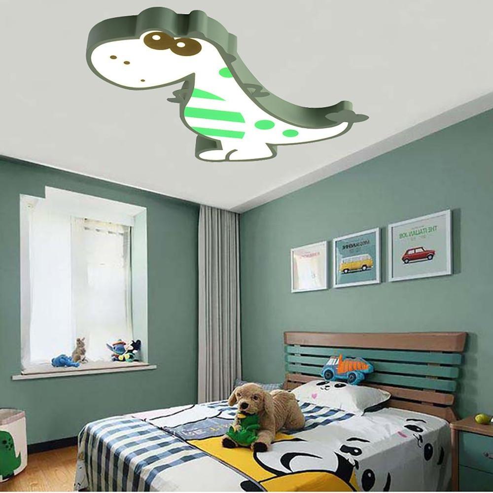Cartoon Dinosaur Dimmable LED Nordic Flush Mount