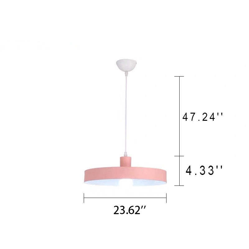Nordic Macaron Color Pendant Light - Pink