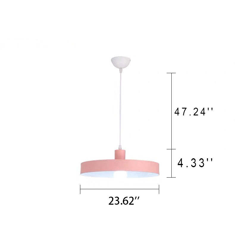 Nordic Macaron Color Pendant Light - Pink