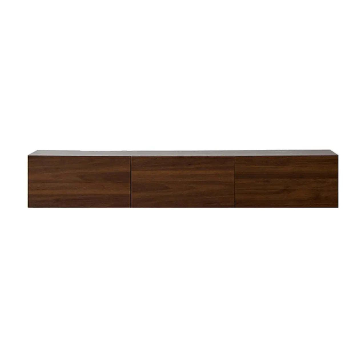 Mid-century dark storage wood tv stands — 70.9" L x 13.8" W x 11.8" H / Drawer / Walnut