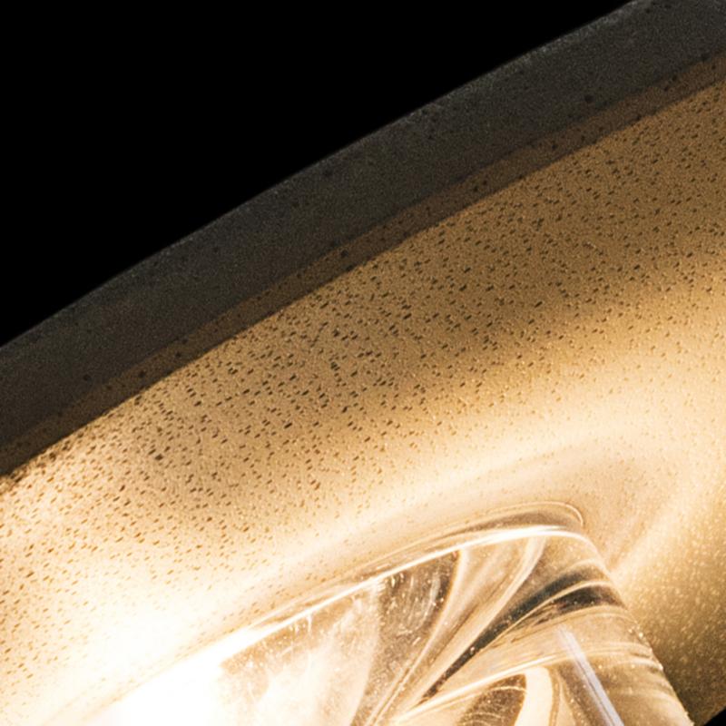 Outdoor Round Gray Concrete LED Wall Flush Lights Accent Landscape Lighting-Lighom
