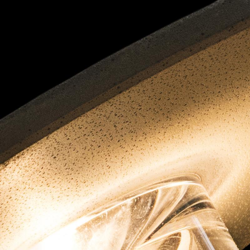 Outdoor Round Gray Concrete LED Wall Flush Lights Accent Landscape Lighting-Lighom