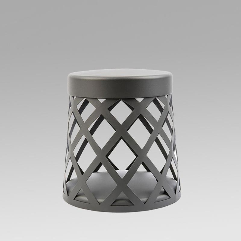 Stool Waterproof LED Aluminum Black Modern Outdoor Light Lanterns Lawn Lamp-Lighom