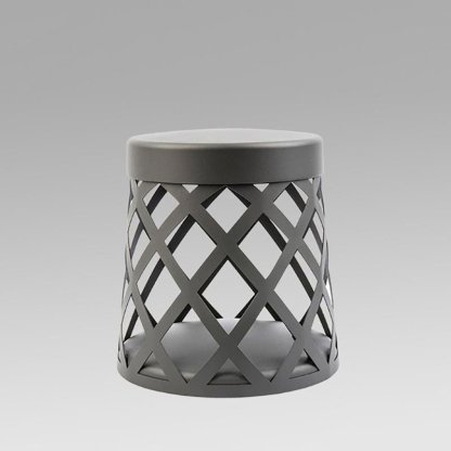 Stool Waterproof LED Aluminum Black Modern Outdoor Light Lanterns Lawn Lamp-Lighom