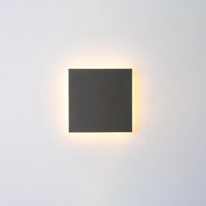 Modern Waterproof LED Outdoor Wall Lights in Flat and Square Designs-Lighom