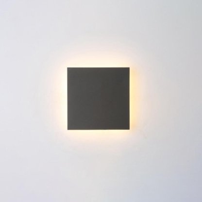 Modern Waterproof LED Outdoor Wall Lights in Flat and Square Designs-Lighom