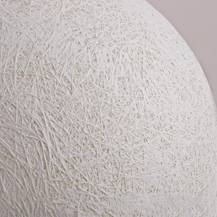 Resin Round Ball Moon LED Waterproof White Modern Outdoor Light Fence Lights-Lighom