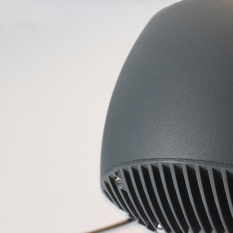 Round Aluminum LED Waterproof Gray Modern Tree Spotlights Outdoor Light-Lighom