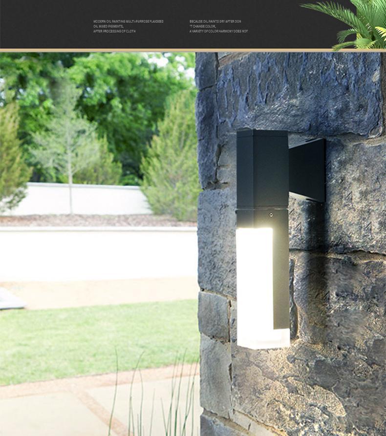 Outdoor Wall Up/Downlight Waterproof Garage Exterior Wall Lights-Lighom