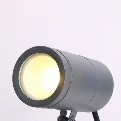 Adjustable Round Aluminum LED Waterproof Black Modern Tree Spotlights-Lighom