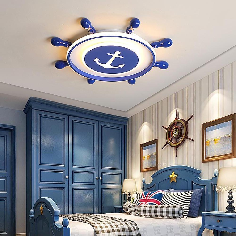 Anchor Insignia Flush Mount Ceiling Light Novelty LED Light-Lighom
