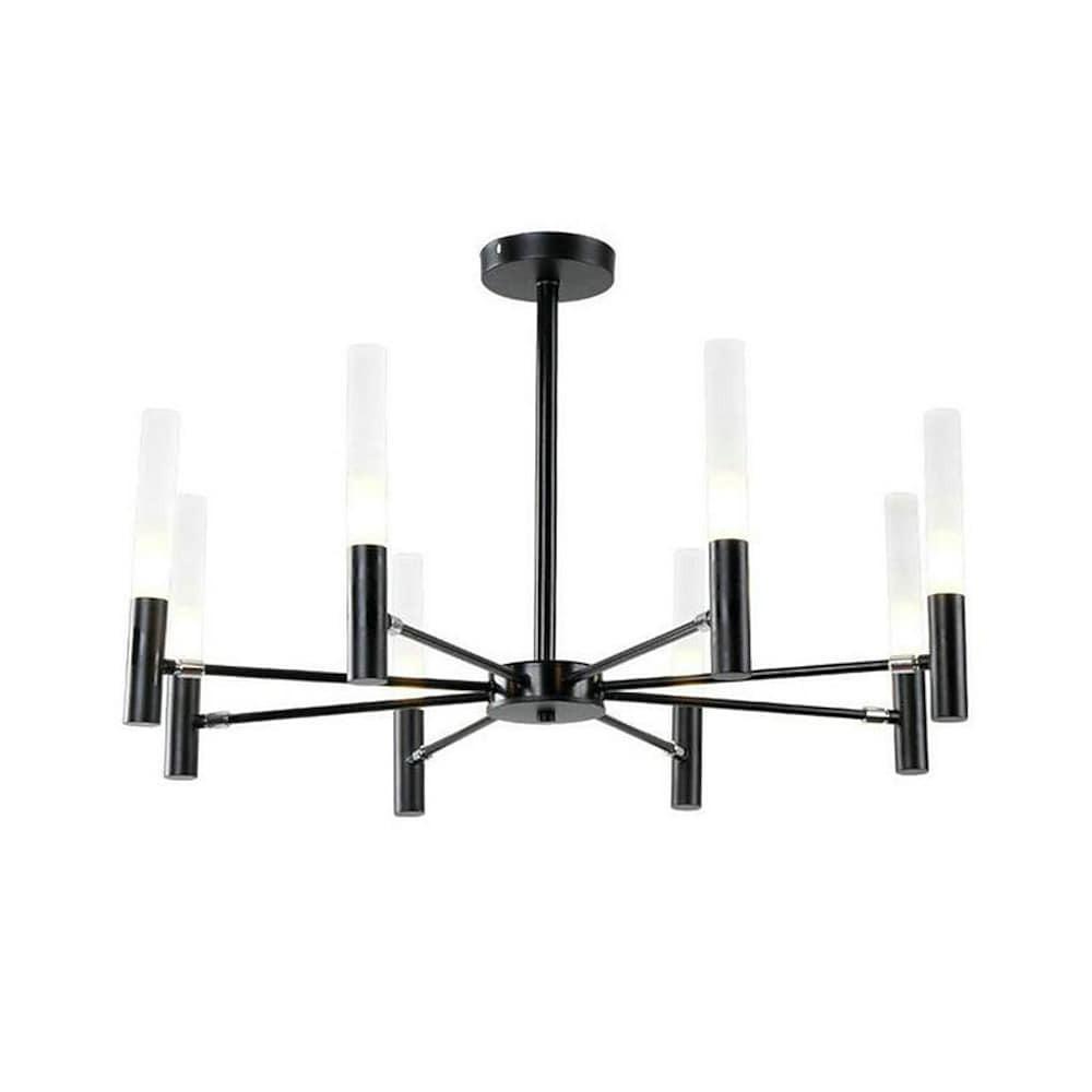 8-light LED Electroplated Modern Chandeliers Ceiling Light Hanging Lights-Lighom
