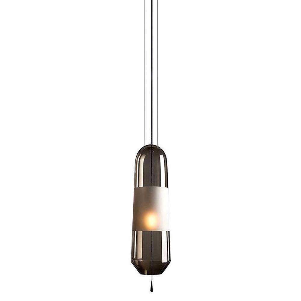 Long Oval Glass LED Nordic Island Pendant