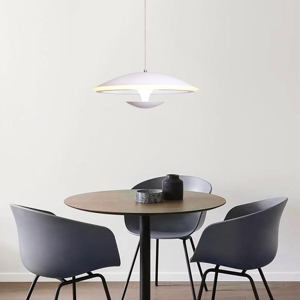 Lighom modern novelty artistic metal pendant lighting — Cool White (6000K)