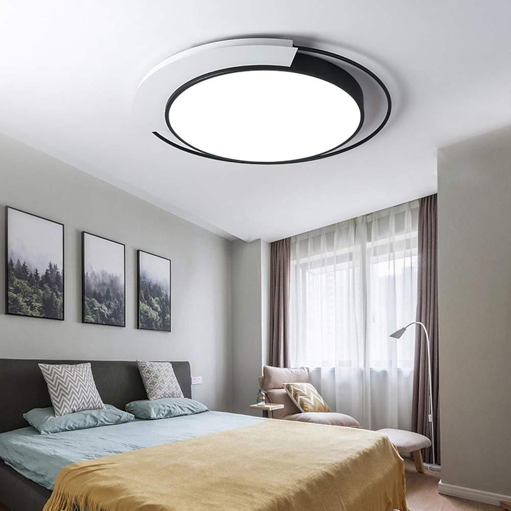 Modern Circular Flush Mount Ceiling Light Light 1 Light-Lighom