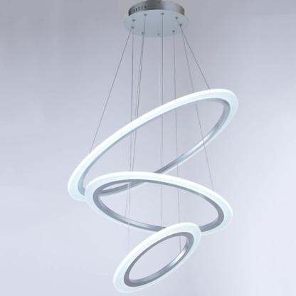 3-Ring Modern Mid Century Chandelier-Lighom
