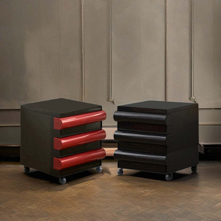 Scandinavian Cubic Movable Nightstand 2/3/4-Drawer