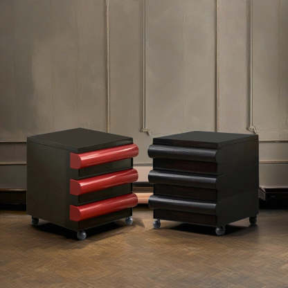 Scandinavian Cubic Movable Nightstand 2/3/4-Drawer
