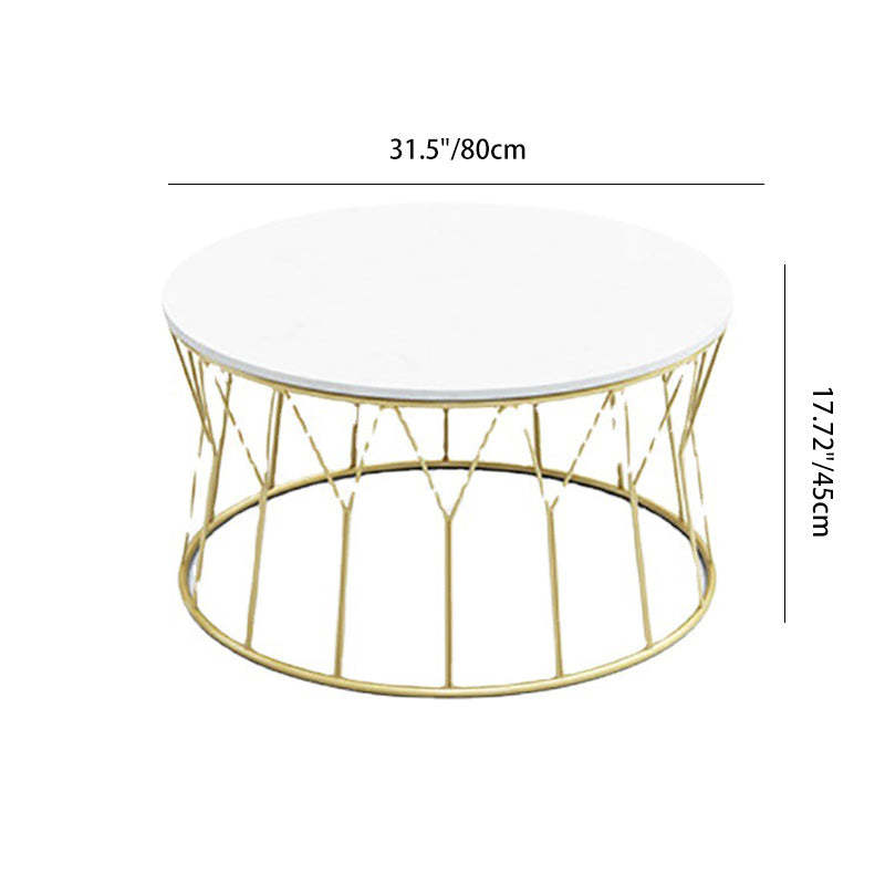 Nordic Iron Marble Coffee Table