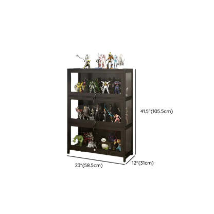 Wooden Figure Display Cabinet