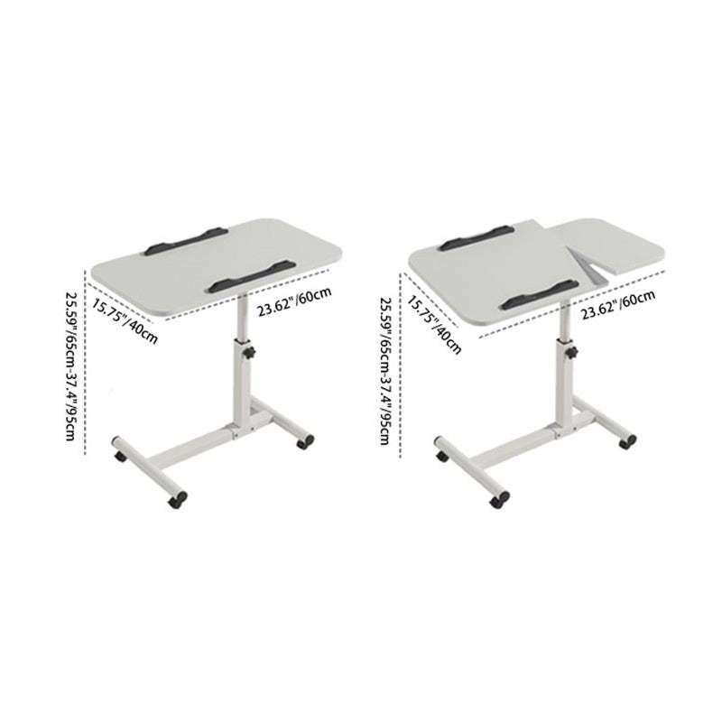 Minimalist Foldable Lift-Top Steel Frame Side Table