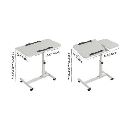 Minimalist Foldable Lift-Top Steel Frame Side Table