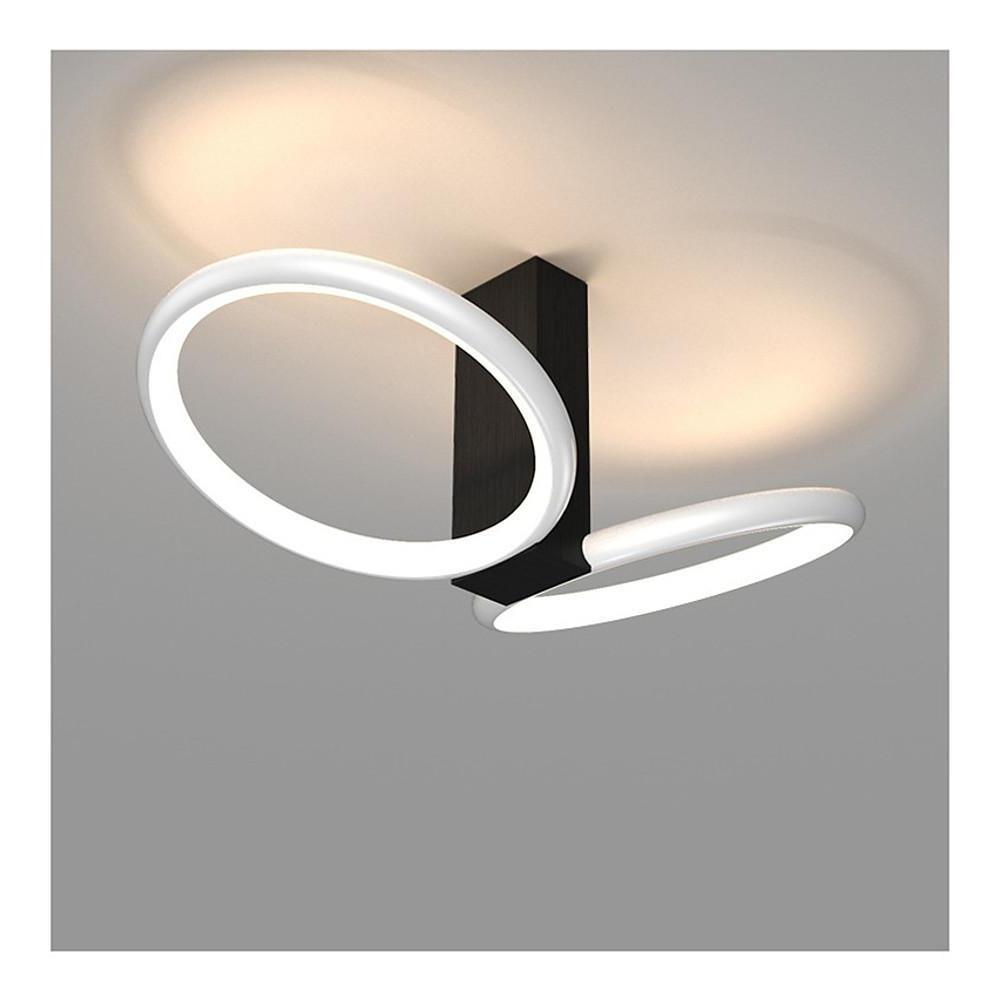 Squares Reflective Gold Flush Mount Light LED Ceiling Light-Lighom