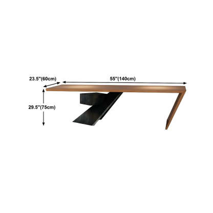 Natural Pine Pedestal Reception Desk