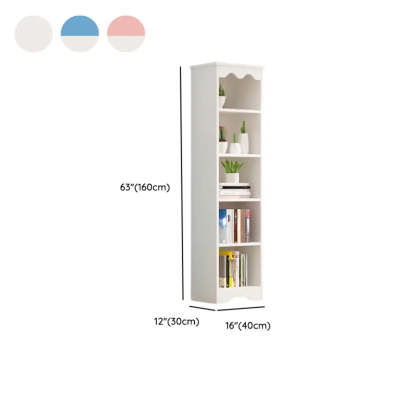Modern Closed-Back Narrow Kids Bookcase