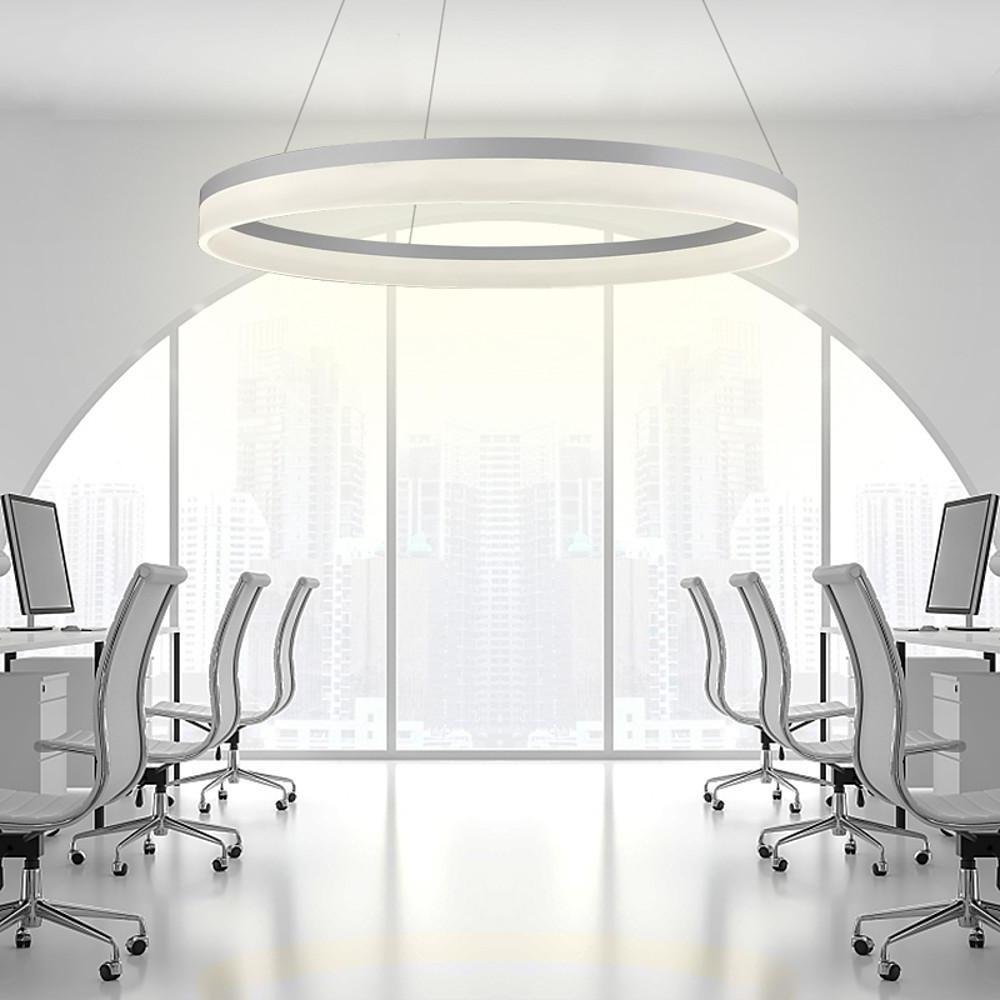 Flat Circular Island Kitchen Pendant Lighting Contemporary Pendant Light-Lighom