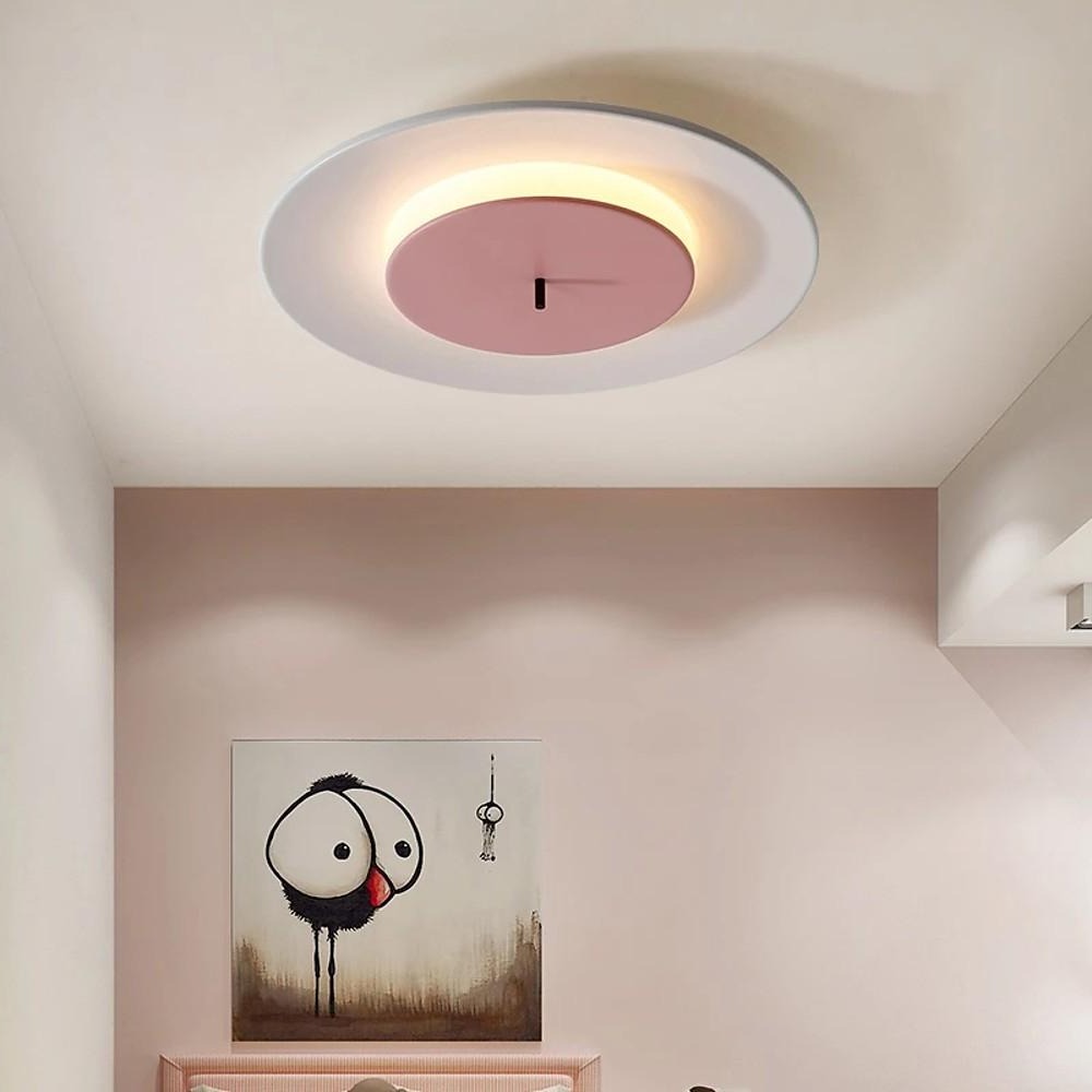 2-Circle LED Modern Flush Mount