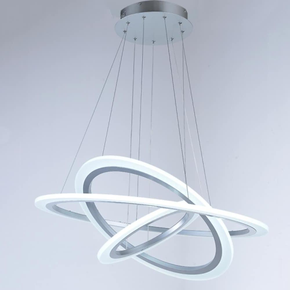 3-Ring Modern Mid Century Chandelier-Lighom