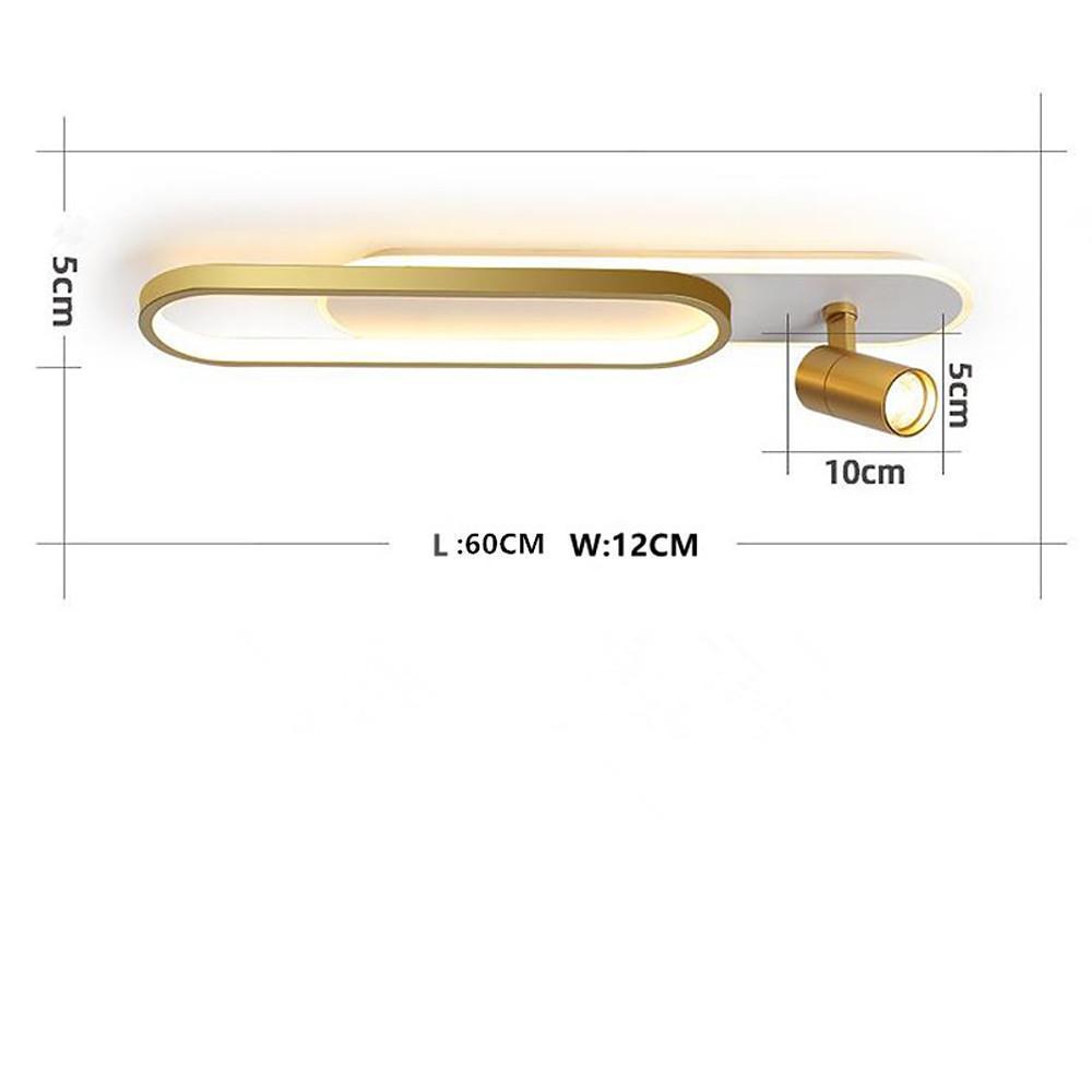 Spotlight Rectangles Metal Modernist Style Design Flush Mount Lighting LED Ceiling Light-Lighom