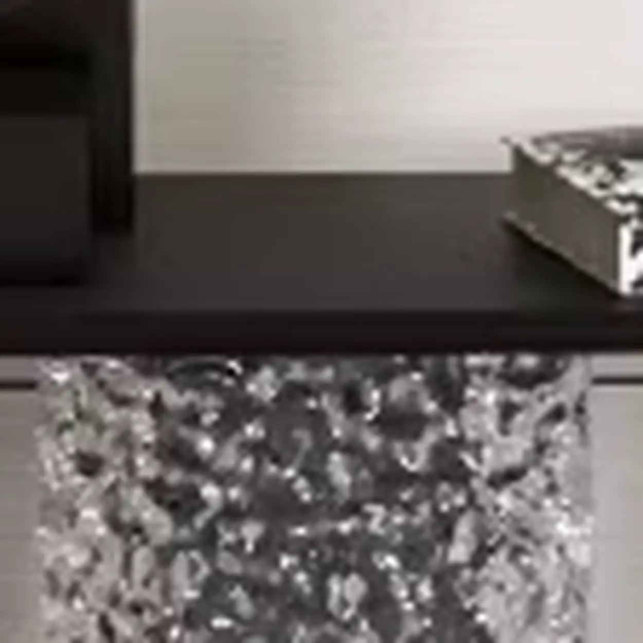 Half-Moon Acrylic Console Table
