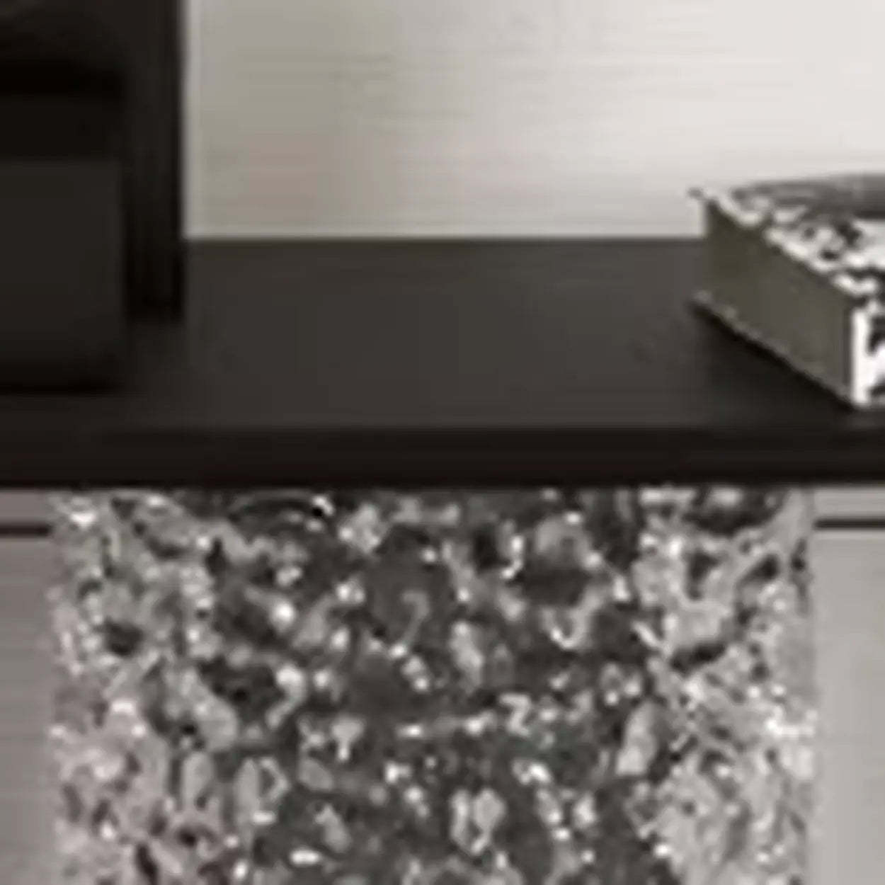 Half-Moon Acrylic Console Table