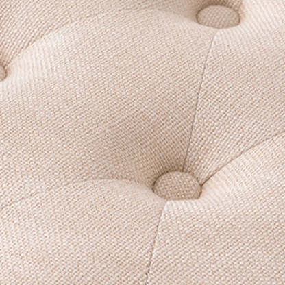 Elegant Upholstered Entryway Bench with Tufted Cushion