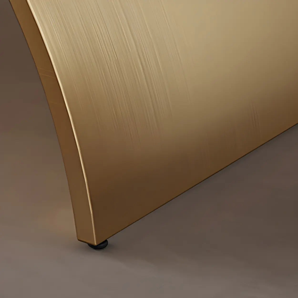 Elegant White-Gold Stone Steel-Base Long Writing Desk