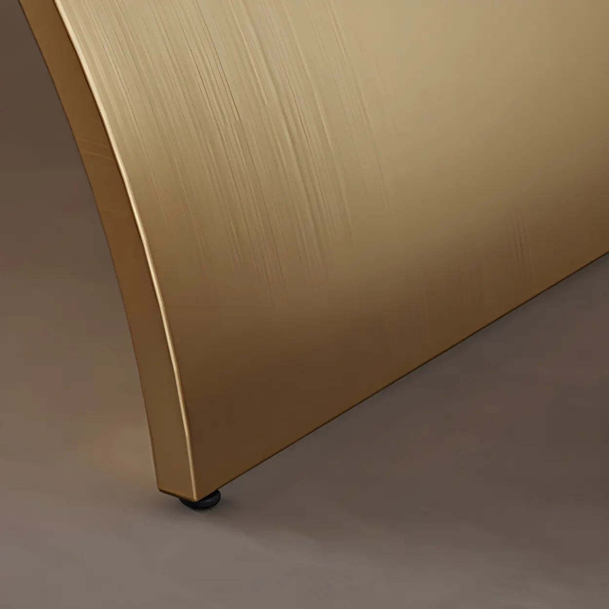Elegant White-Gold Stone Steel-Base Long Writing Desk