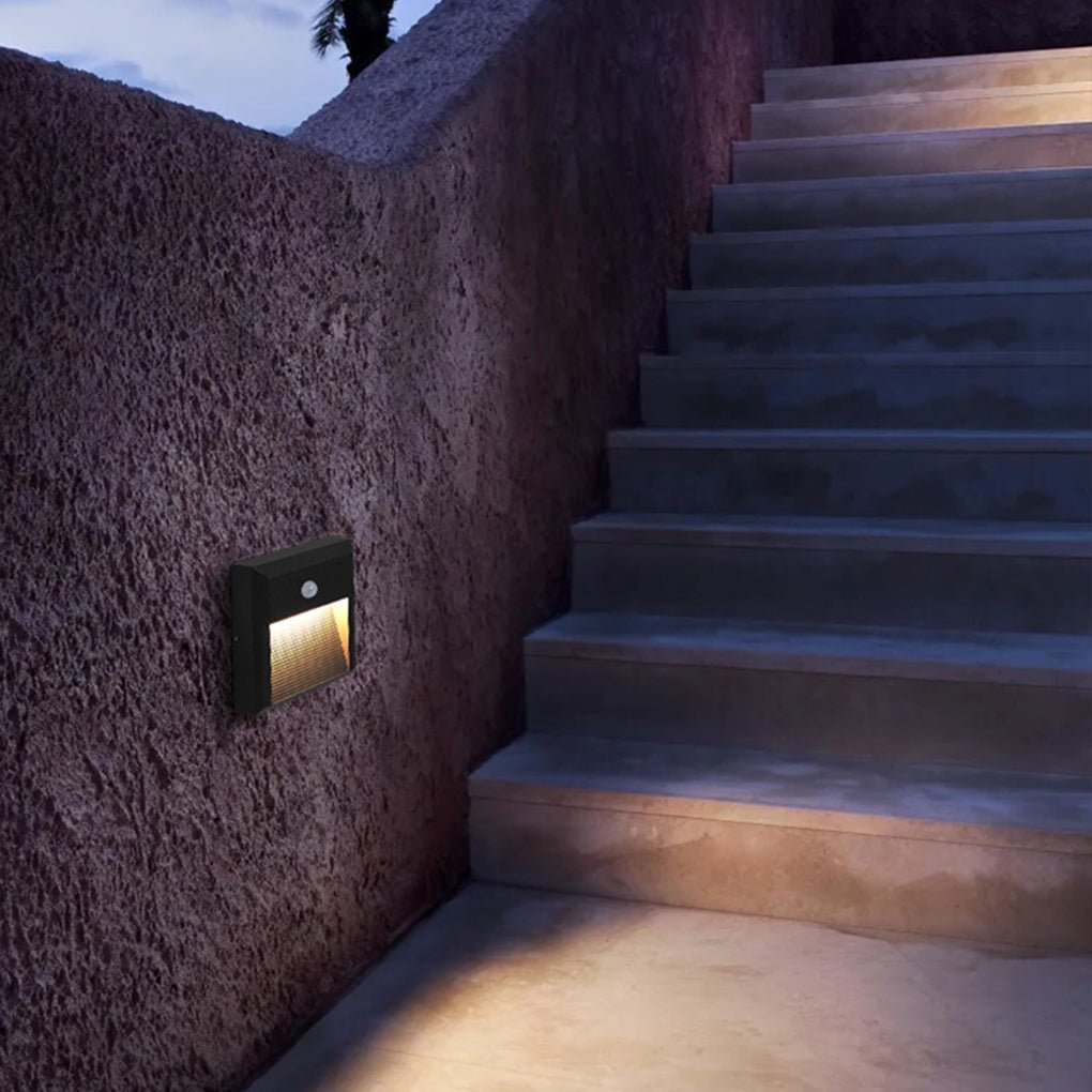 Embedded Motion Sensor Design LED Step Light for Courtyard Terrace Garden-Lighom