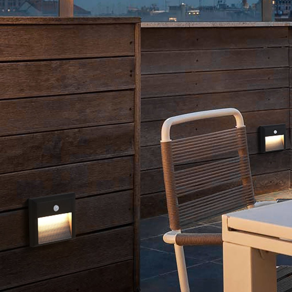 Embedded Motion Sensor Design LED Step Light for Courtyard Terrace Garden-Lighom