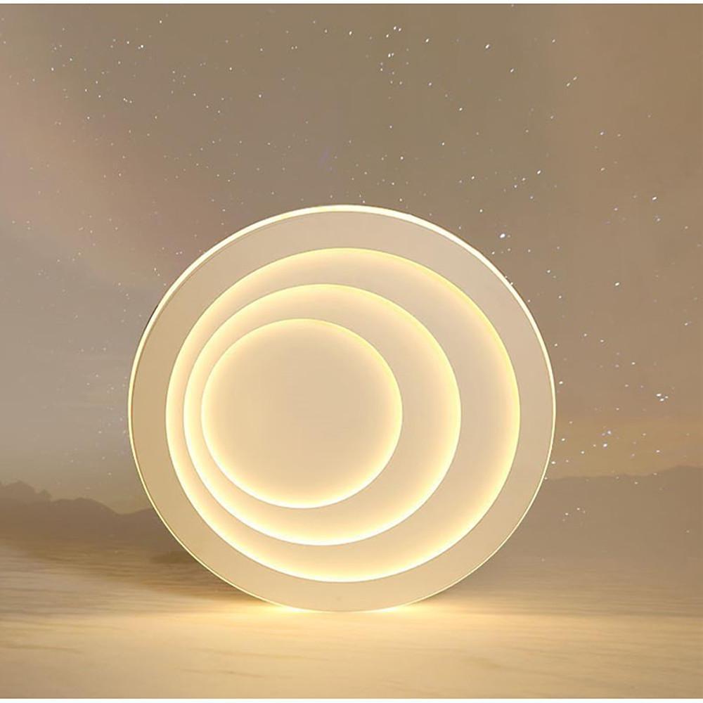 4-Graduated Circle LED Nordic Flush Mount